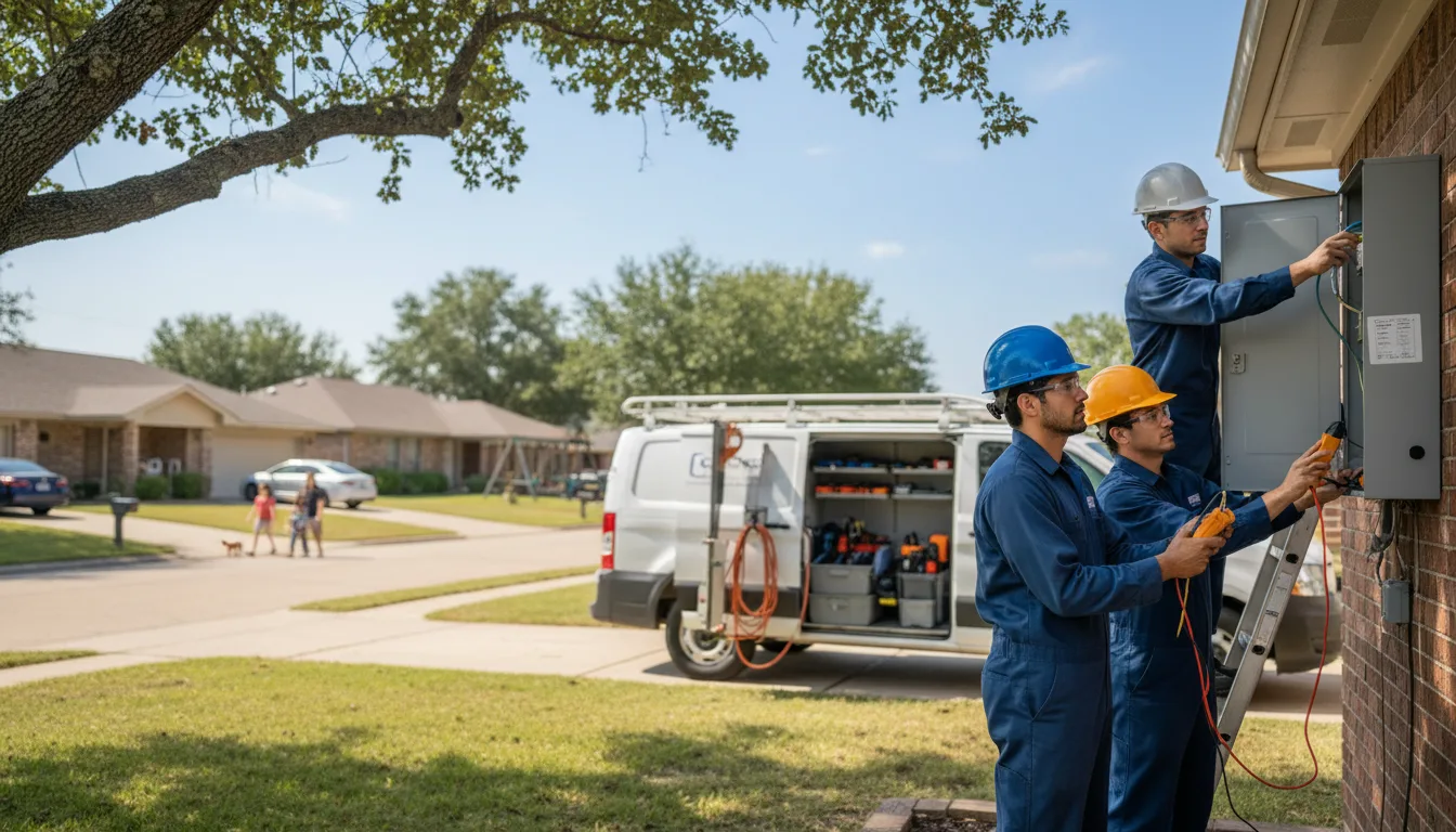 Certified electrician providing emergency electrical services in New Burnside, IL